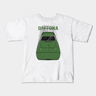 Dodge Charger Daytona 1969 - dark green Kids T-Shirt